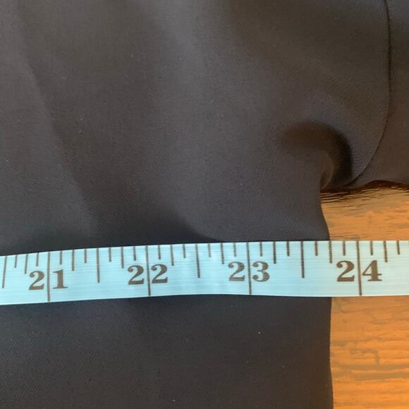 Melloday Navy Blue Cotton Blend V Neck Tunic Top Oversized XS - Picture 6 of 7